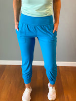 rae mode soft joggers with pockets blue
