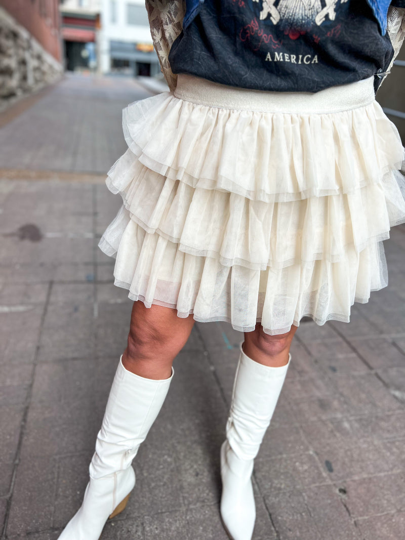 Alice Tiered Tulle Skirt