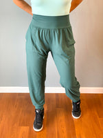 rae mode soft joggers with pockets green
