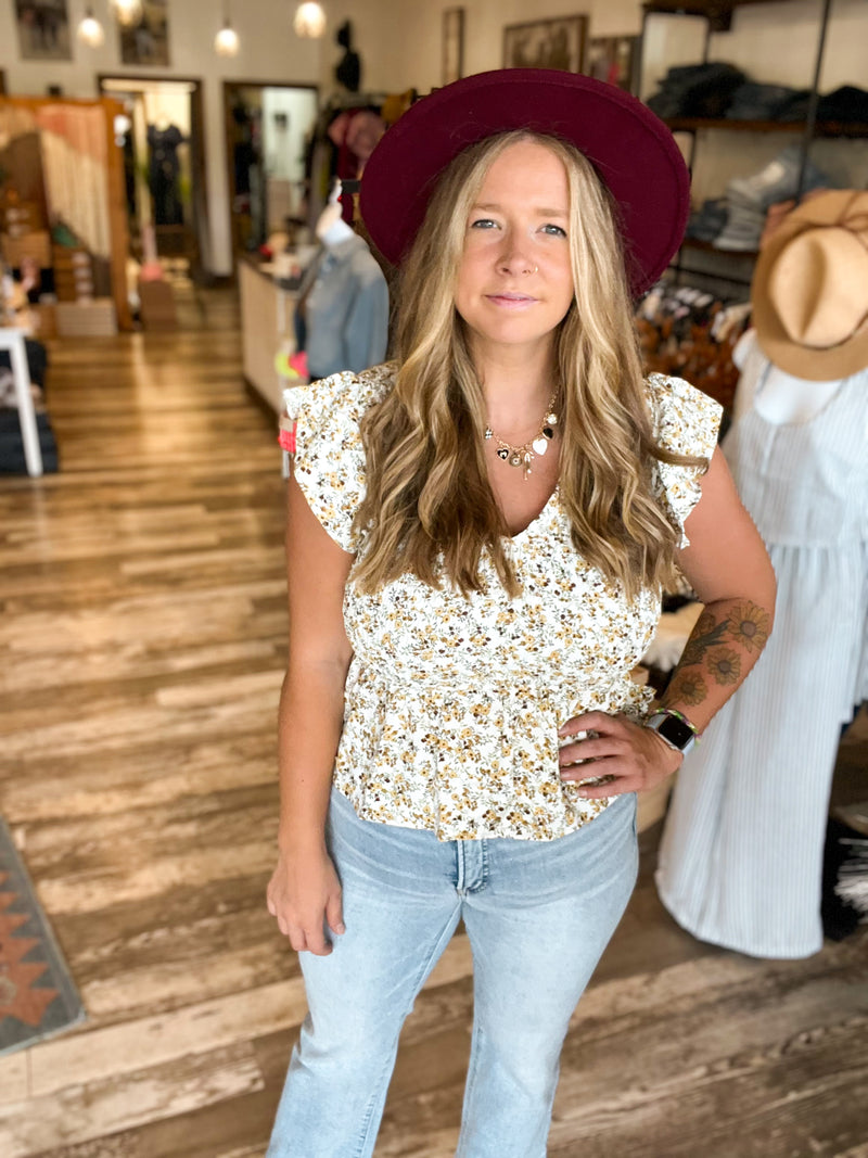 Nash Floral Smocked Blouse