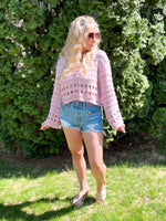 Wanda Knit Lightweight Cropped Sweater