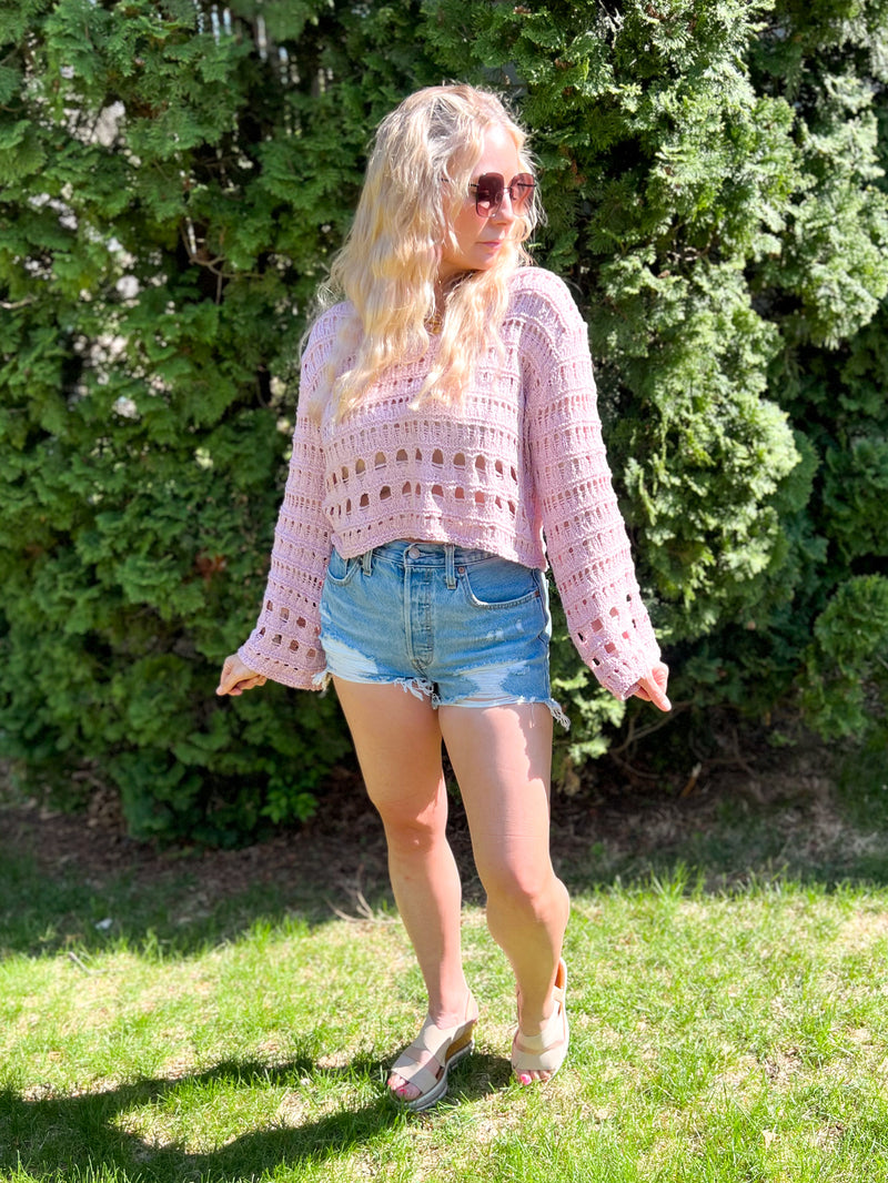 Wanda Knit Lightweight Cropped Sweater