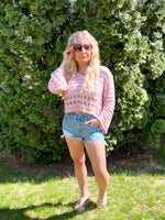 Wanda Knit Lightweight Cropped Sweater