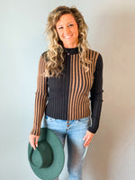 Alice Colorblock Ribbed Long Sleeve