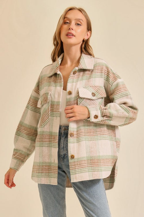Sarah Plaid Shacket