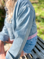 Beatrice Cropped Denim Shacket