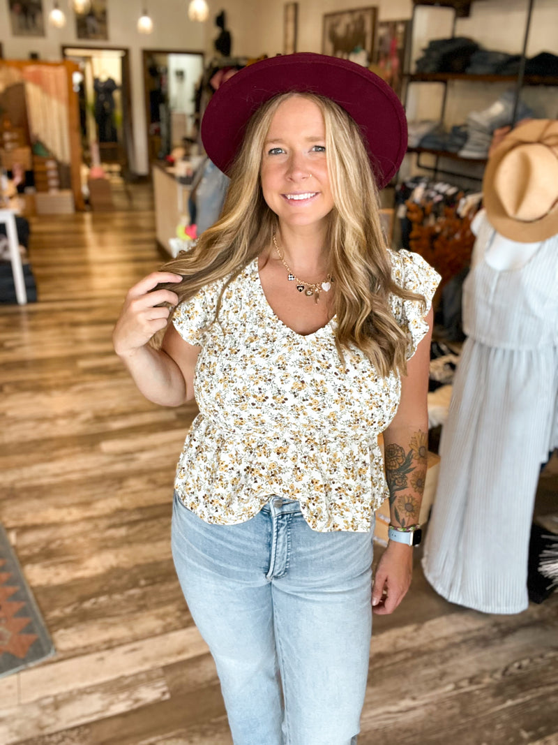 Nash Floral Smocked Blouse