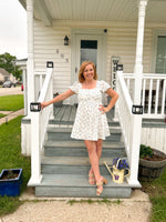 Sweet Magnolia Hook and Eye Floral Dress