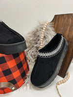 Faux Fur Platform Slippers