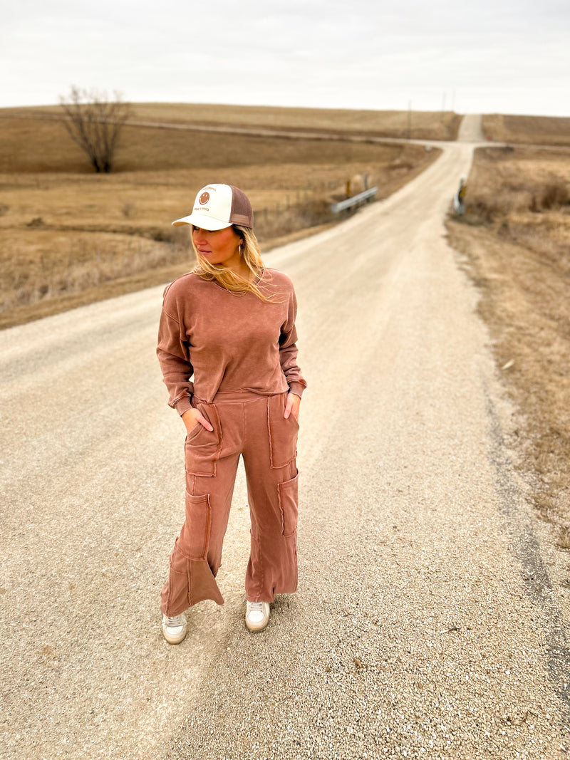 Chestnut Utility Sweatpants