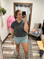 Hannah Ribbed Shorts