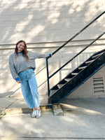 Wanda Striped Pullover Crew