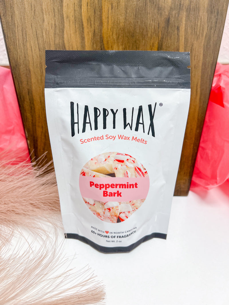 Happy Wax 2oz Pouch Peppermint Bark scent