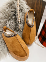 Faux Fur Platform Slippers