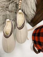 Faux Fur Platform Slippers