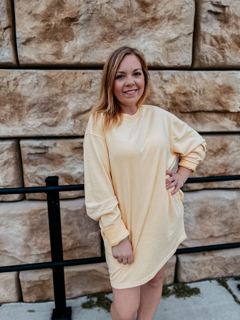 Sweatshirt Tunic Dress