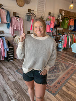 Tammy Acid Washed Fray Denim Shorts