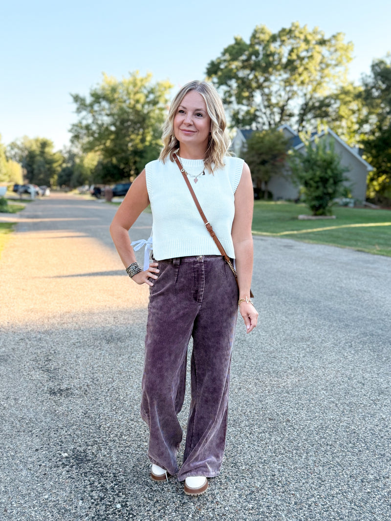 Corduroy Trouser Pants