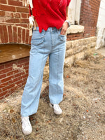 Tori Wide  Leg HIgh Waist Jeans