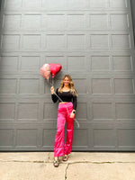 Tilly Hot Pink Satin Pants