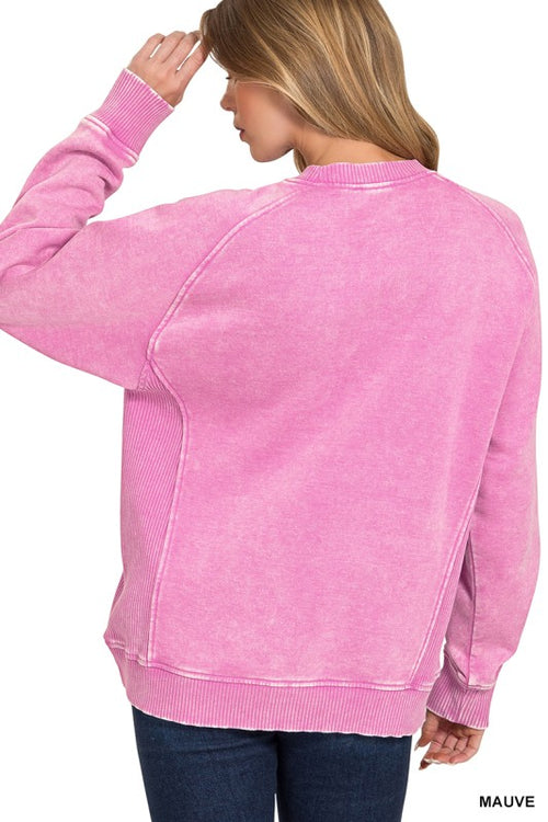 Acid Wash Sweatshirt