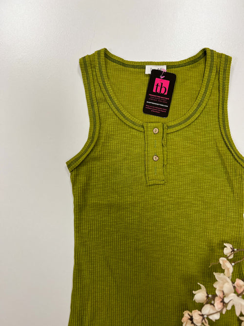 Ledger Henley Tank Top