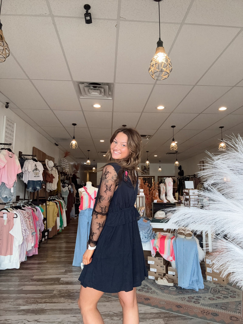 Sandy Sleeveless Drawstring Waist Dress