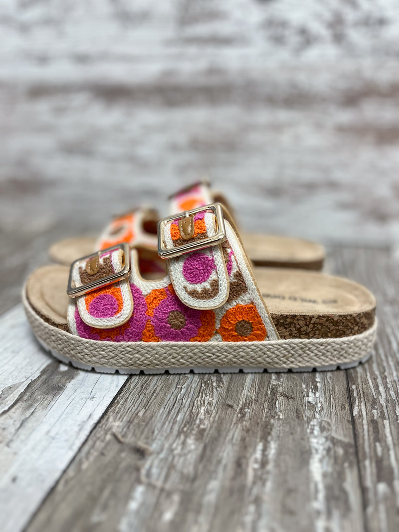 Crochet Pattern Buckle Sandals