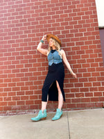 Stonie Stretch Denim Vest