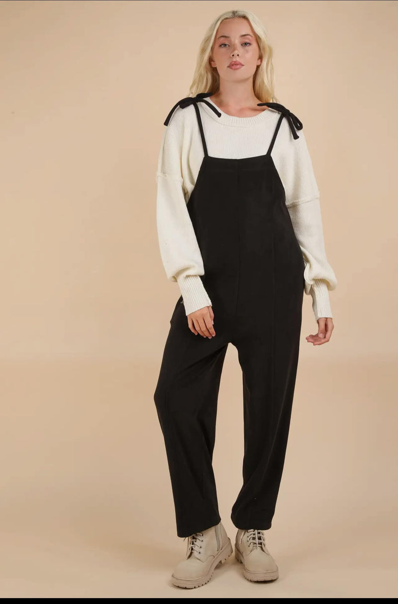 Harris Fleece Backless Jumpsuit