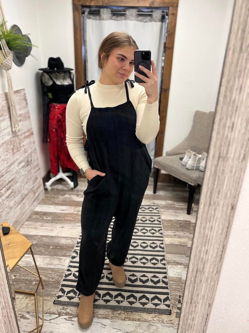 Harris Fleece Backless Jumpsuit