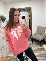 Pink Bow Sweatshirt