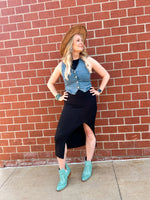 Stonie Stretch Denim Vest