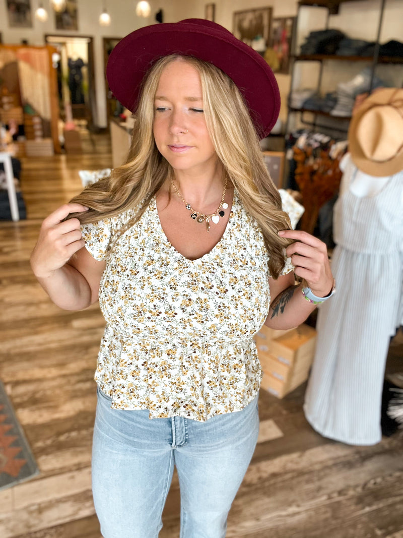 Nash Floral Smocked Blouse