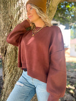 Cara Relaxed Crew Neck Sweater