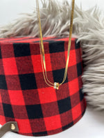 Anti-Tarnish Herringbone Layered Necklace