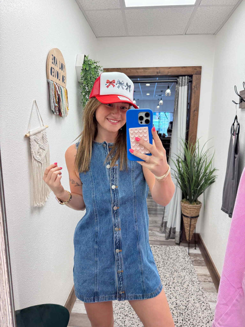 Denim A-Line Dress