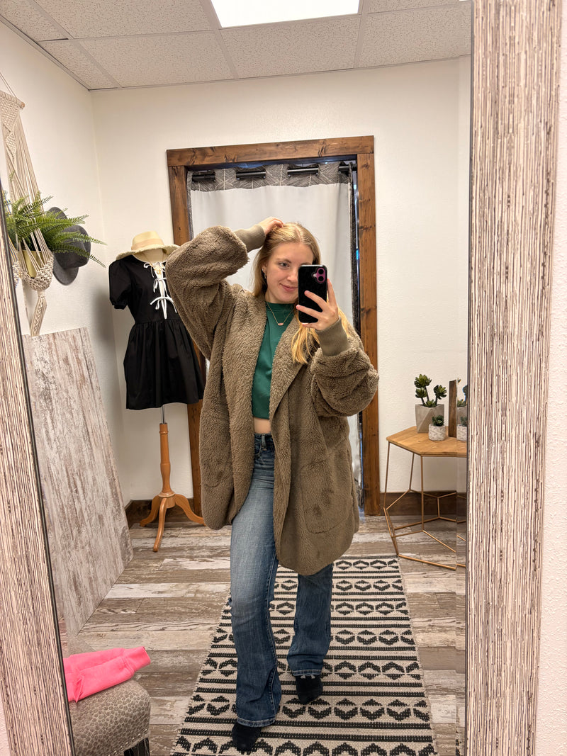 Abby Sherpa Hooded Jacket