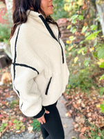 Eliza Sherpa Half Zip