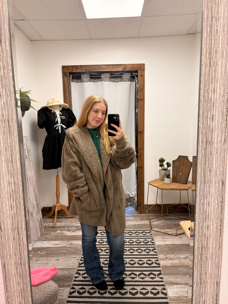 Abby Sherpa Hooded Jacket