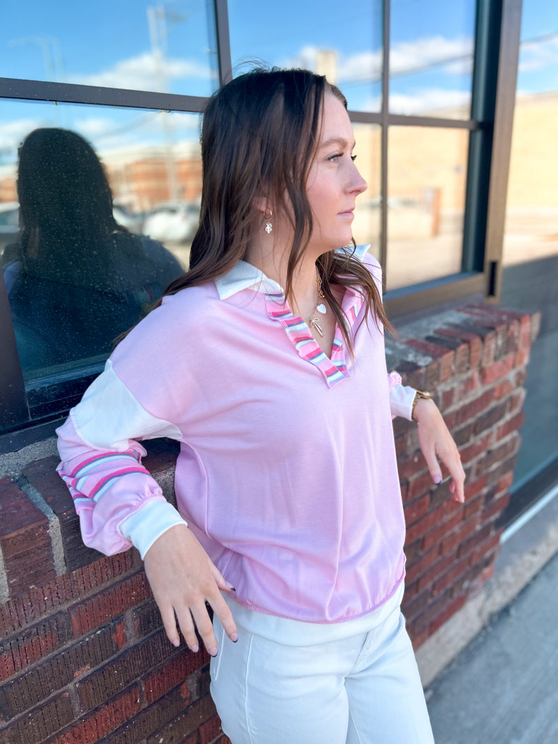 Coastal Chic Long Sleeve Top