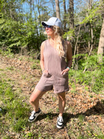 Mary Jane Ribbed Romper