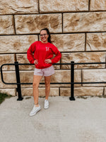 On Game Day we wear Red Crewneck