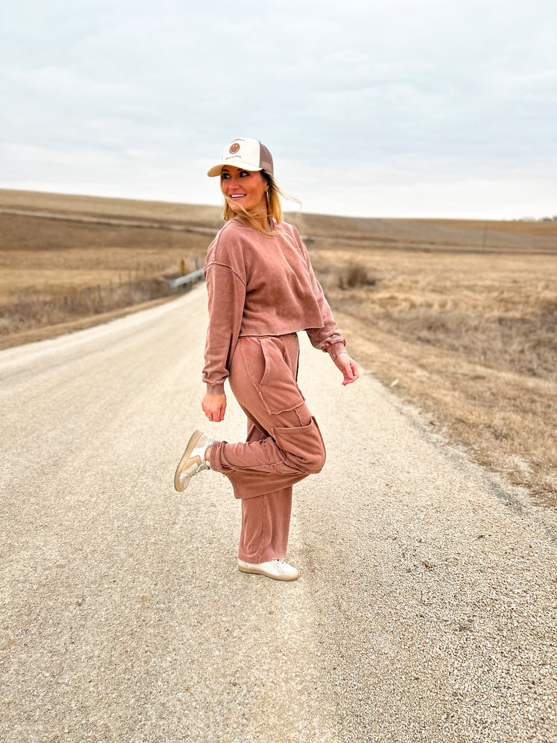 Chestnut Utility Sweatpants