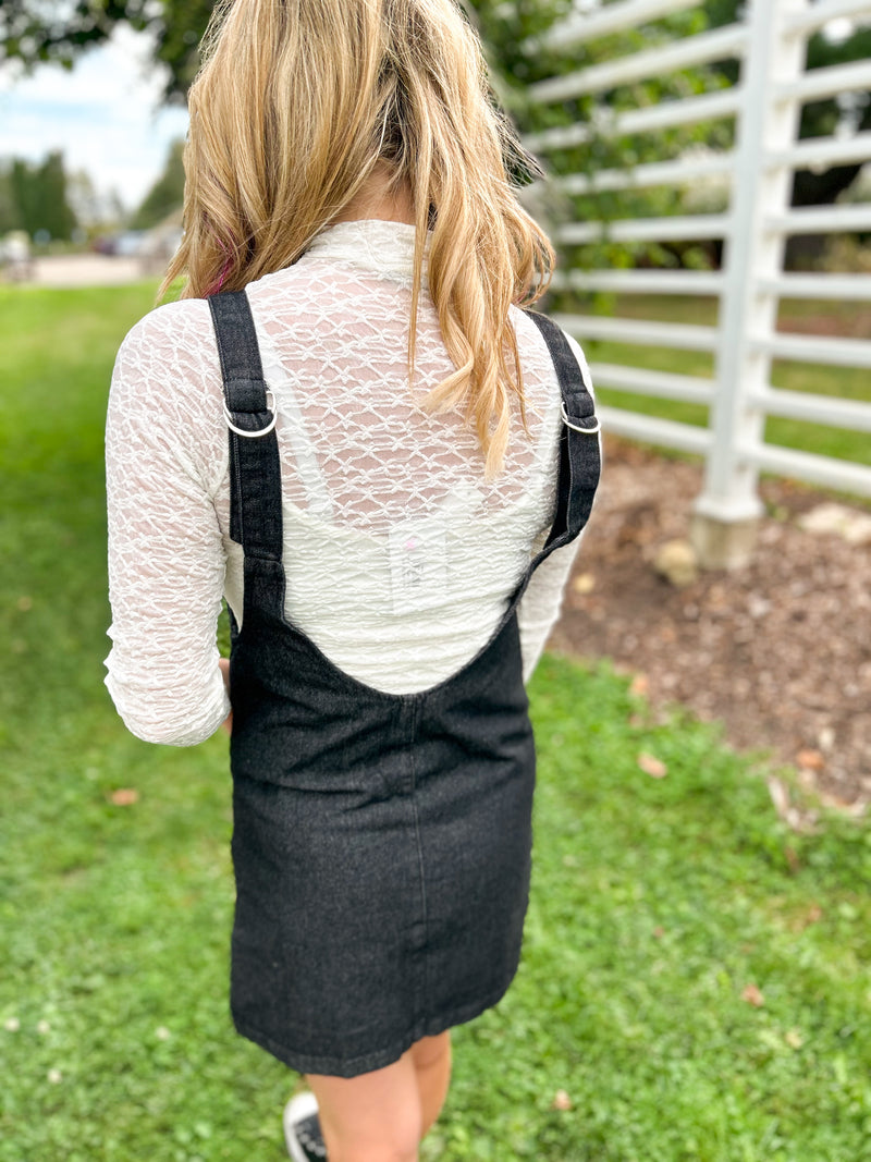 Denim Jumper Sleevless Dress