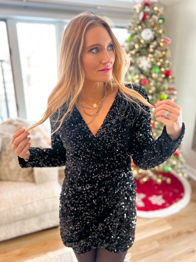 black sequin christmas dress Amazon.com: DRESSTELLS Velvet Sequin Cocktail Dresses for Women, Black Glitter Fall Wedding Guest Holiday Party Long Sleeve Bodycon Funeral Petite Dress Black S : Clothing, Shoes & Jewelry
