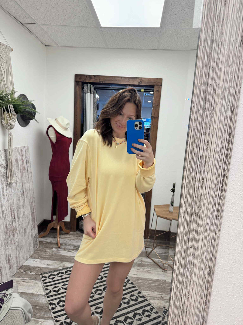 Sweatshirt Tunic Dress