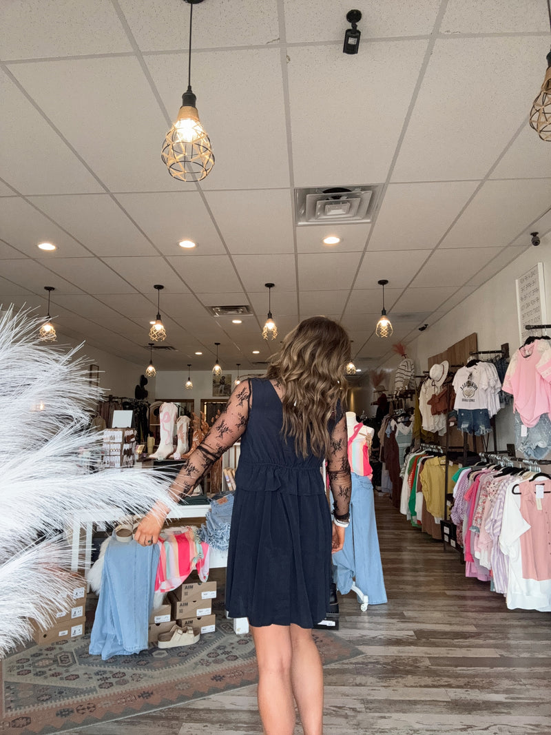 Sandy Sleeveless Drawstring Waist Dress