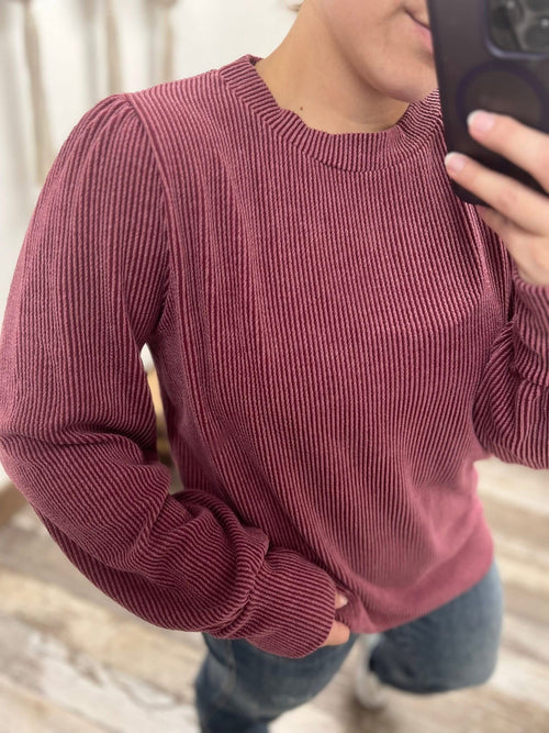 Tarek Ribbed Long Sleeve