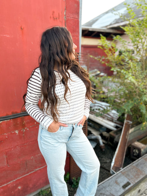 Sonya Striped Lightweight Sweater